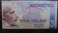 3 долара Антрактида 2008 полимер, снимка 2