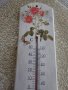 " Рози " - дървен ретро термометър, снимка 3