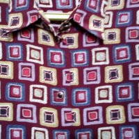 Дамска риза на шарени квадрати за лято, снимка 1 - Ризи - 25677200