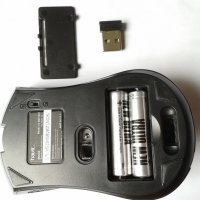 Безжична мишка/ wireless mouse + батерии (бартер), снимка 4 - Клавиатури и мишки - 25888585