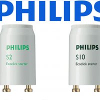 Стартер единичен S10 и S2 PHILIPS за луминисцентни и UV лампи, снимка 1 - Други - 20363806