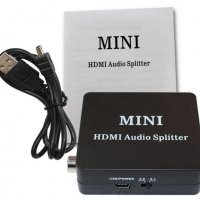 Mini HDMI Audio Splitter , снимка 3 - Ресийвъри, усилватели, смесителни пултове - 20253420