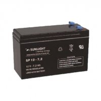 Акумулаторна оловна батерия SUNLIGHT 12V 7,2AH 151х65х94mm, снимка 1 - Друга електроника - 23178796