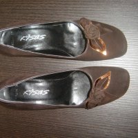 Кафяви обувки велур, снимка 2 - Дамски ежедневни обувки - 21641856