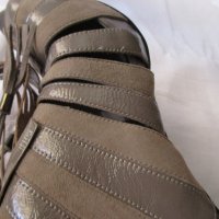 ЕСТЕСТВЕНА КОЖА на RIVER ISLAND-елегантни дамски сандали с висок ток, снимка 10 - Сандали - 20694747