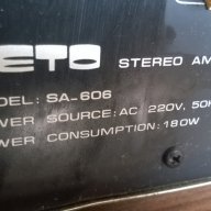 seto sa-606-stereo amplifier 180w-внос швеицария, снимка 13 - Ресийвъри, усилватели, смесителни пултове - 8017451