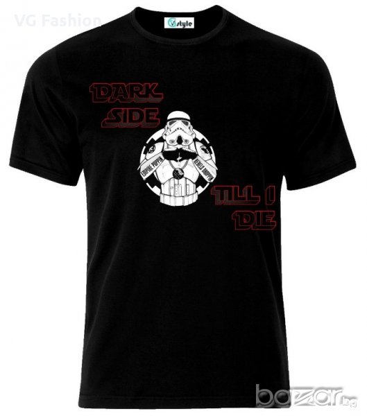 Мъжка тениска Inspired By Dark Side Till I Die Star Wars Troope, снимка 1