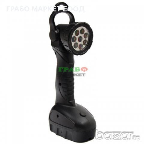 Диоден фенер с подвижно рамо и кука за закачване, снимка 1 - Резервни части за машини - 16017969