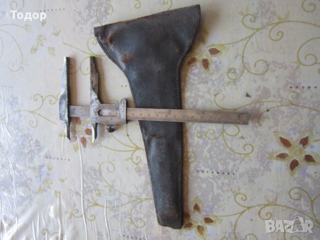 Немски армейски военен шублер с калъф, снимка 6 - Шублери - 25829724