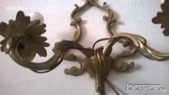 стар бароков аплик, снимка 4 - Осветление - 20531479