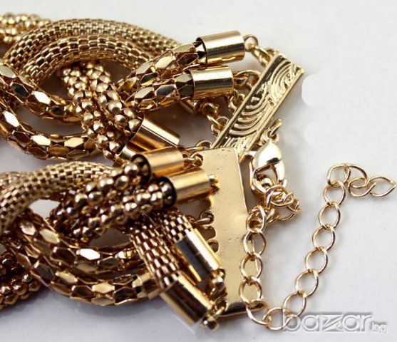 Разкошно колие от 9к попълнено розово злато 25 лв., снимка 4 - Колиета, медальони, синджири - 7129026