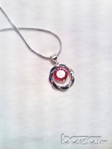 Посребрен гердан пръстенче НОВ НАЛИЧЕН