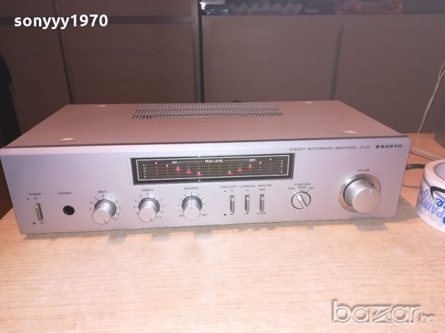 sanyo stereo amplifier-made in japan-внос швеицария, снимка 6 - Ресийвъри, усилватели, смесителни пултове - 20743304