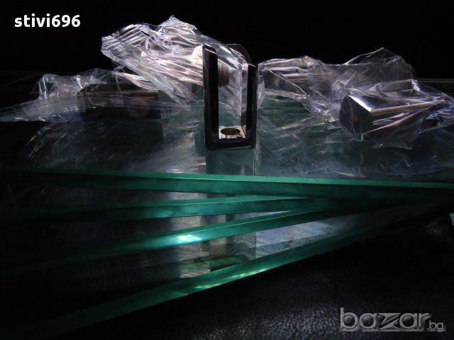 Стъклени рафтове за баня 8 мм , 50 см. / 15 см., снимка 2 - Строителни материали - 9056759