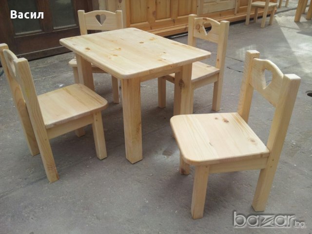 детски столчета и маси, снимка 2 - Мебели за детската стая - 6910998