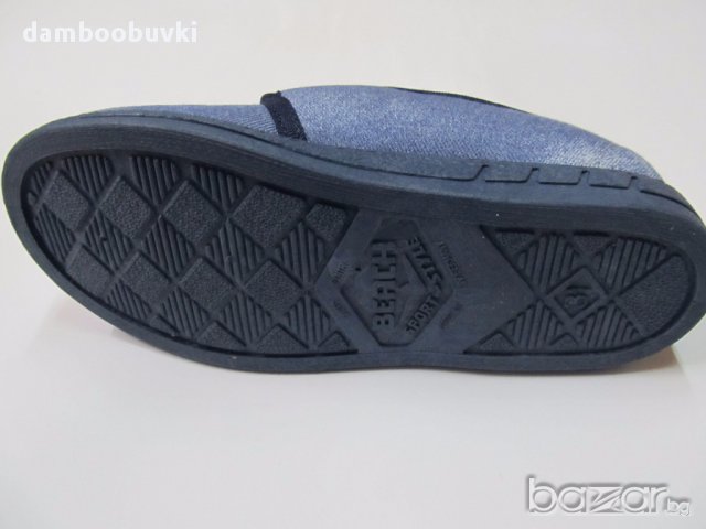 Български пантофи в светло синьо, снимка 5 - Бебешки обувки - 17611388