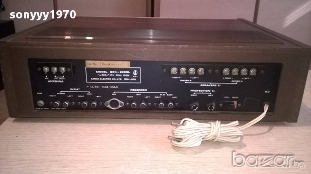 Колекционерски sanyo dcx-2300l-made in japan-внос швеицария, снимка 10 - Ресийвъри, усилватели, смесителни пултове - 18059646