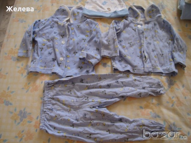  лот бебешки блузки с ританки за новородено, снимка 8 - Комплекти за бебе - 19164701