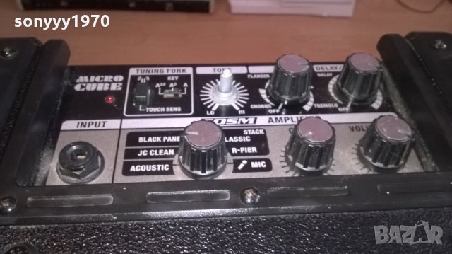 roland micro cube-внос швеция-24х22х16см, снимка 7 - Други - 25179472