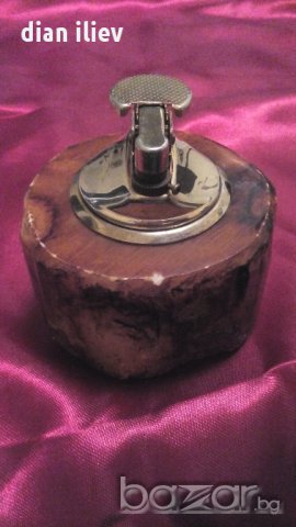 стара настолна газова запалка, снимка 6 - Антикварни и старинни предмети - 9523679