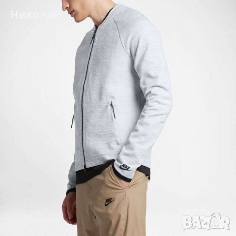 Nike Tech Knit Jacket Carbon Heather, снимка 14 - Спортни дрехи, екипи - 24862875