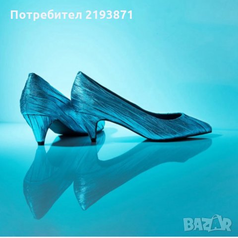 Нови тюркоазени обувки Jeffrey Campbell номер 37, снимка 10 - Дамски обувки на ток - 25316862