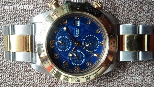 Часовник Stauer 27 jewels automatic, снимка 2 - Мъжки - 22253493