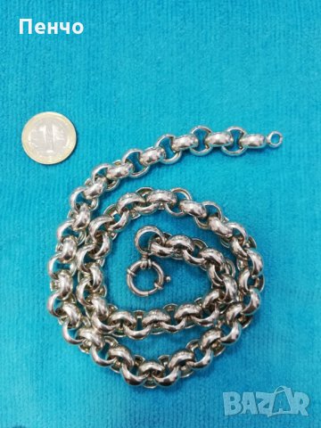 Чисто нов почистен излъскан запазен сребърен ланец с печат 925 масивен синджир 113 грама сребро, снимка 15 - Колиета, медальони, синджири - 21994081