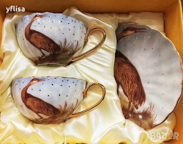 Луксозен комплект чаши за кафе, чай или капучино  , снимка 11 - Други стоки за дома - 8701221