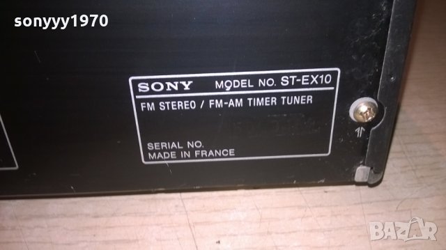 sony st-ex10 tuner-made in france-внос швеицария, снимка 10 - Ресийвъри, усилватели, смесителни пултове - 22538515