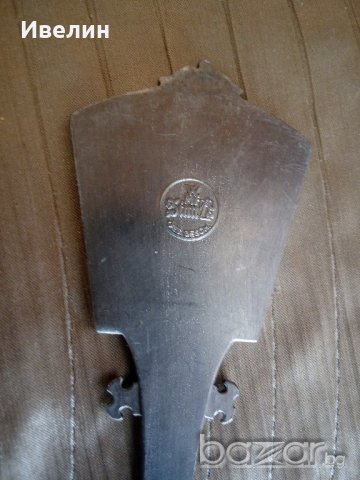 викторианска лъжица 1, снимка 4 - Антикварни и старинни предмети - 21299499