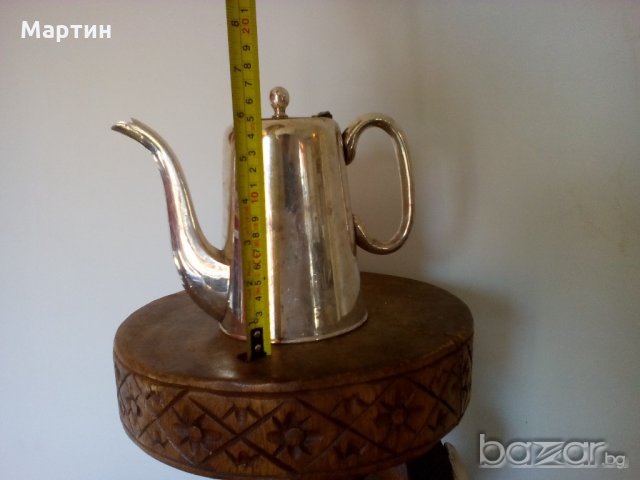 1926г. Посребрена масивна  - Кана - 1 бр. ( 777927) , снимка 4 - Други стоки за дома - 18307075