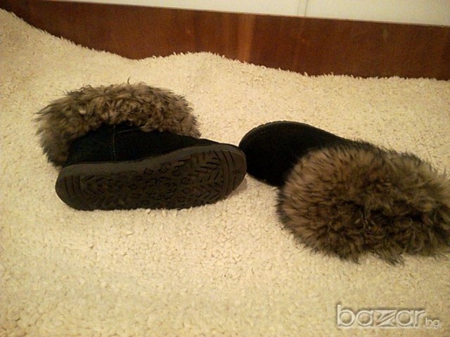 Боти UGG естествен велур естествен косъм, снимка 4 - Дамски боти - 17070705