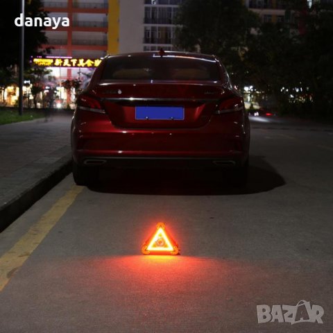 1045 Работна лампа авариен триъгълник къмпинг фенер COB прожектор със соларен панел, снимка 7 - Аксесоари и консумативи - 26091080