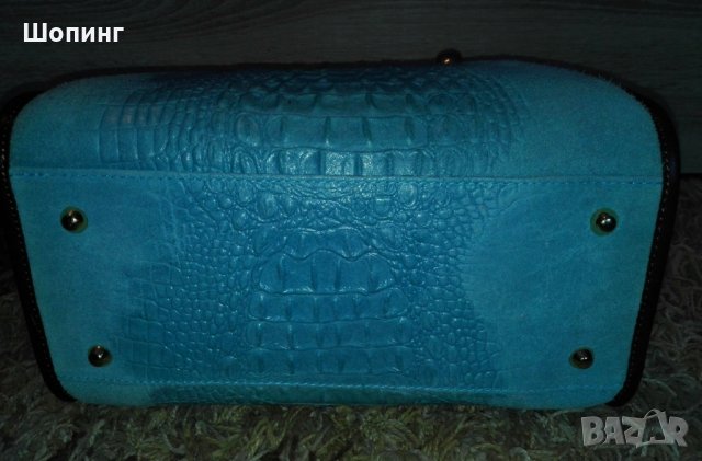 НОВА! Италианска чанта от естествена кожа, снимка 6 - Чанти - 23187512