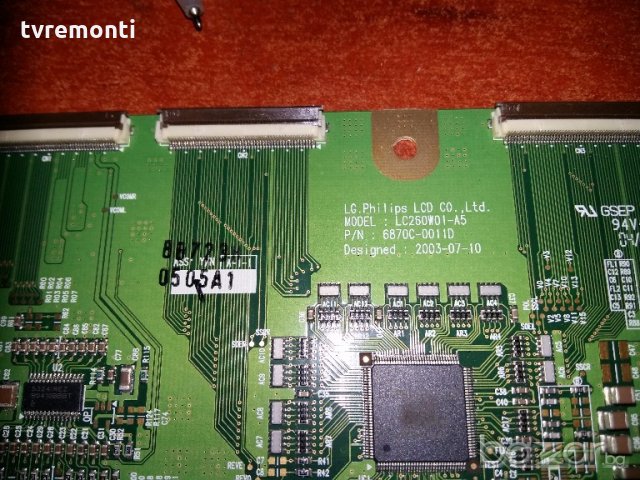 T-CONTROL BOARD 6870C-0011D, снимка 2 - Части и Платки - 18588381