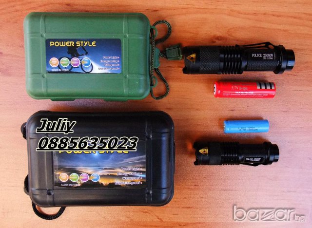 Най-малкия фенер Police - само 9 см !!!, снимка 4 - Други спортове - 6727254