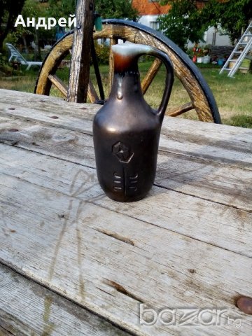 Керамична каничка,кана, снимка 3 - Антикварни и старинни предмети - 19192702