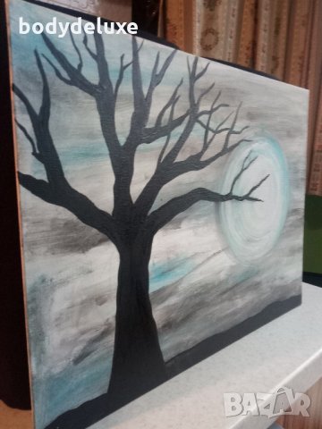 зимно утро картина, снимка 2 - Картини - 24466973