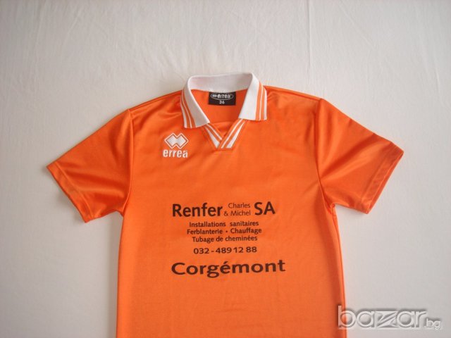 Errea,спортна оранжева тениска за момче, 146 см. , снимка 4 - Детски тениски и потници - 16383129