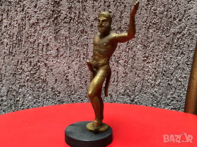 Бронзова статуетка на Сатир, снимка 4 - Антикварни и старинни предмети - 11638357