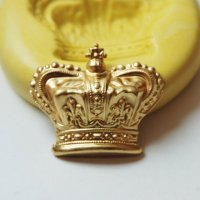Малка Корона силиконов молд форма украса декор торта фондан шоколад, снимка 1 - Форми - 22451336