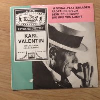 малка грамофонна плоча Карл Валентин, Karl Valentin  - изд.80те г., снимка 1 - Грамофонни плочи - 24945739