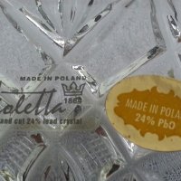кристални чинии полски кристал Виолета , снимка 5 - Антикварни и старинни предмети - 23521424