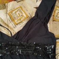 Черна рокля, снимка 2 - Рокли - 21235752