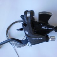 Продавам колела внос от Германия  комбинирани палцови команди SHIMANO ALTUS 9 SPEED, снимка 2 - Части за велосипеди - 22382867