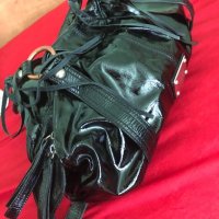 Дамска чанта естествен лак Marzia, снимка 5 - Чанти - 25501286