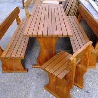 Дървени пейки, столове и маси НАЛИЧНИ, снимка 6 - Столове - 17662211