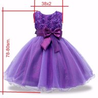 Детска рокля лилава ново. 160,;, снимка 1 - Детски рокли и поли - 17445800