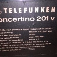 Telefunken concertino 201v-stereo receiver-внос швеицария, снимка 5 - Ресийвъри, усилватели, смесителни пултове - 14013382